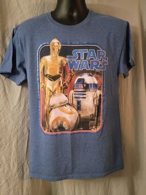 Star Wars Navy Heather Logo Tee